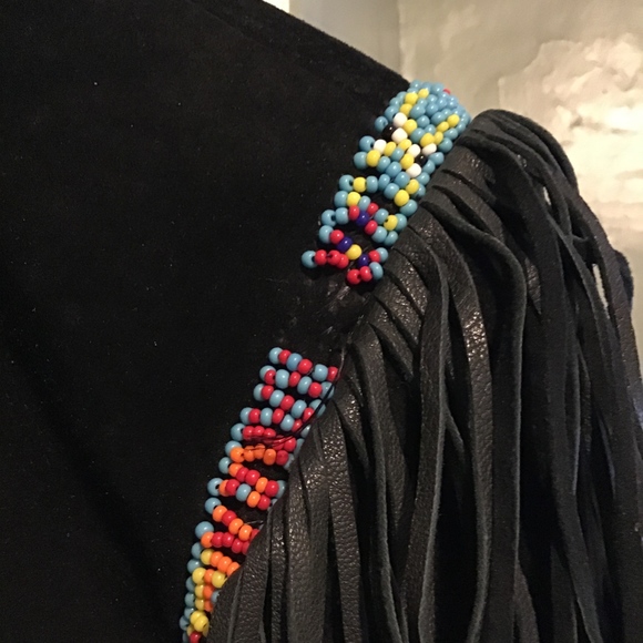 REN Ellis Indianleather suede fringe Blazer/jacket - Picture 4 of 6